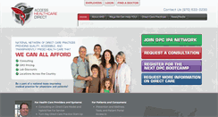 Desktop Screenshot of accesshealthcaredirect.com